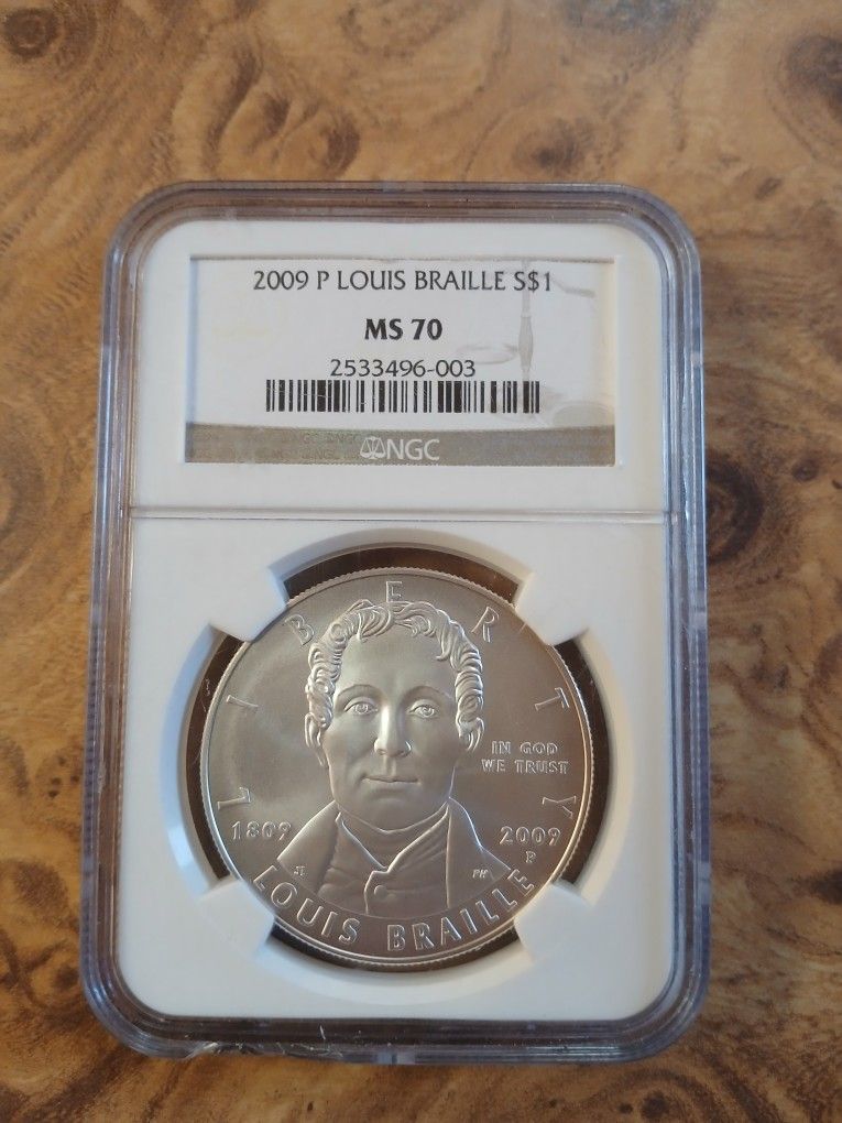 LOUIS BRAILLE $1