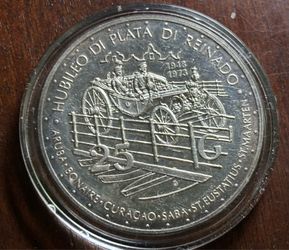 25 Gulden 1973 coin of Nederland
