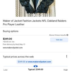Pro Layer NFL Oakland Raiders Leather Jacket