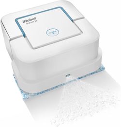 iRobot Braava Jet 240 Superior Robot Mop - App Enabled, Precision Jet Spray, Vibrating Cleaning Head, Wet and Damp Mopping, Dry Sweeping Modes