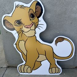 Lion King Simba Cutout (3ft)