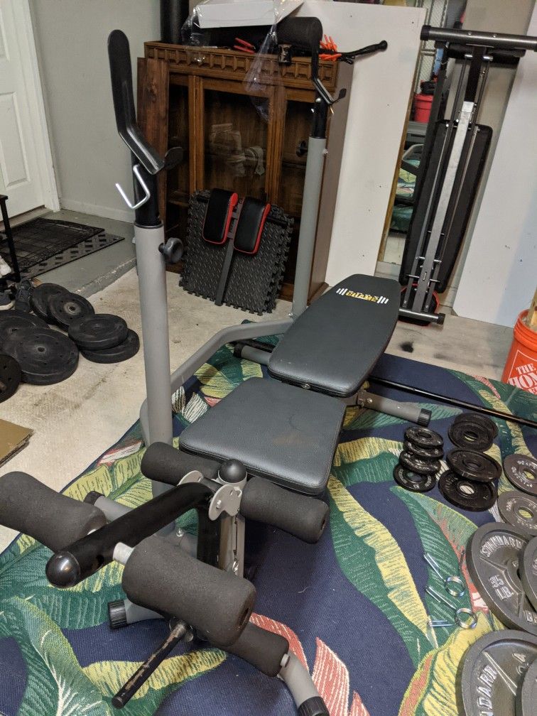 Squat Rack And Bench