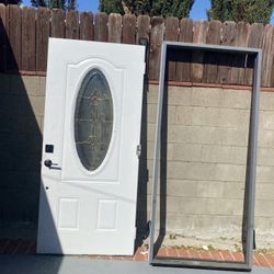 Door + Lock and key + Frame (used)