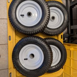 Tires For Ride On Lawn Mower Or Wagon 