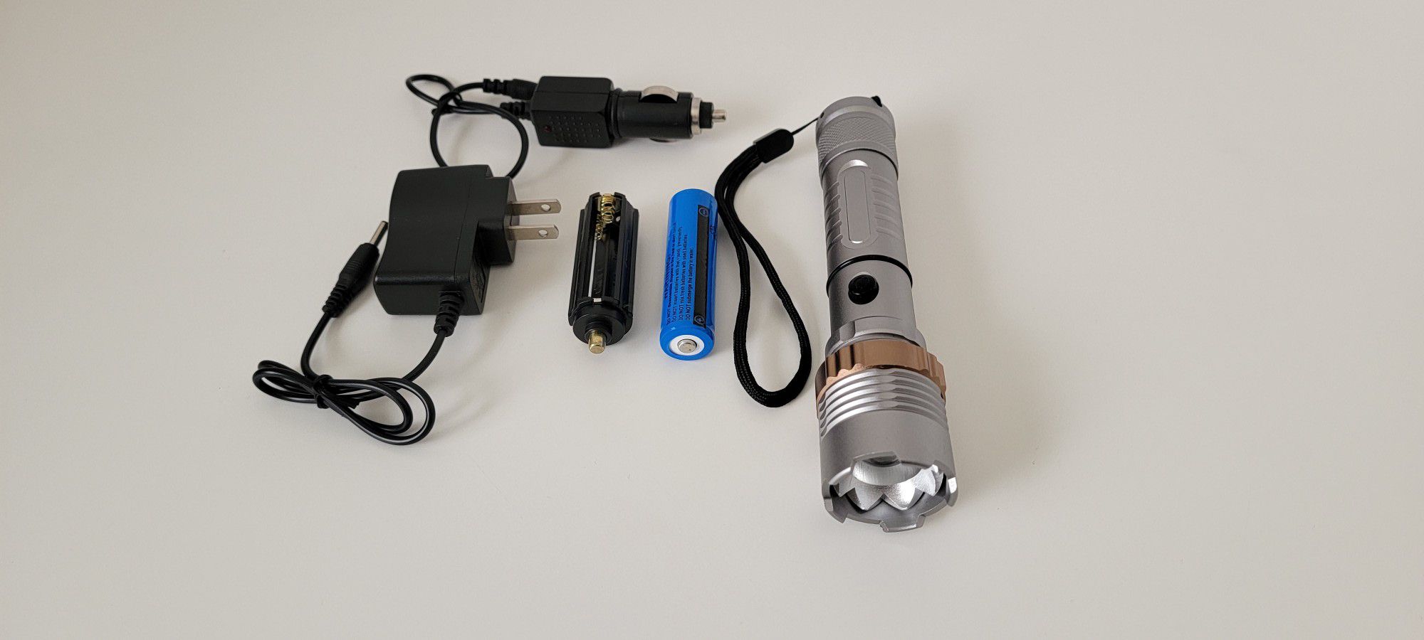 Rechargeable Camping LED Flashlight T6 Tactical Police Torch Flashlight 
