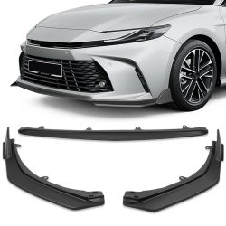 For 2025-2026 Toyota Camry LE XLE Matt Black Front Bumper Lip Spoiler Splitter -(2-PU-202
