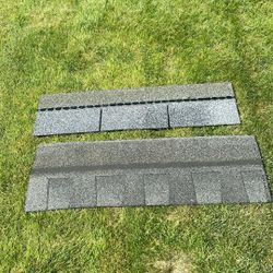 Five bundles of roofing shingles, one bundle of starter shingles for sale