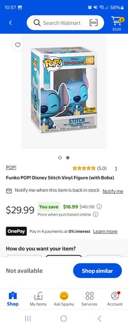 Stitch with boba