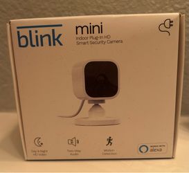 Blink mini indoor plug-in HD Smart Security camera