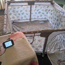 Baby Play Pen & Baby Monitor Bundle