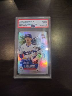 Dodgers Roki Sasaki Home Field Advantage PSA 9