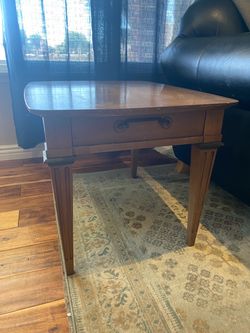 Lane mid century coffee table and end table