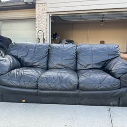 Leather Sofa For Sale $300