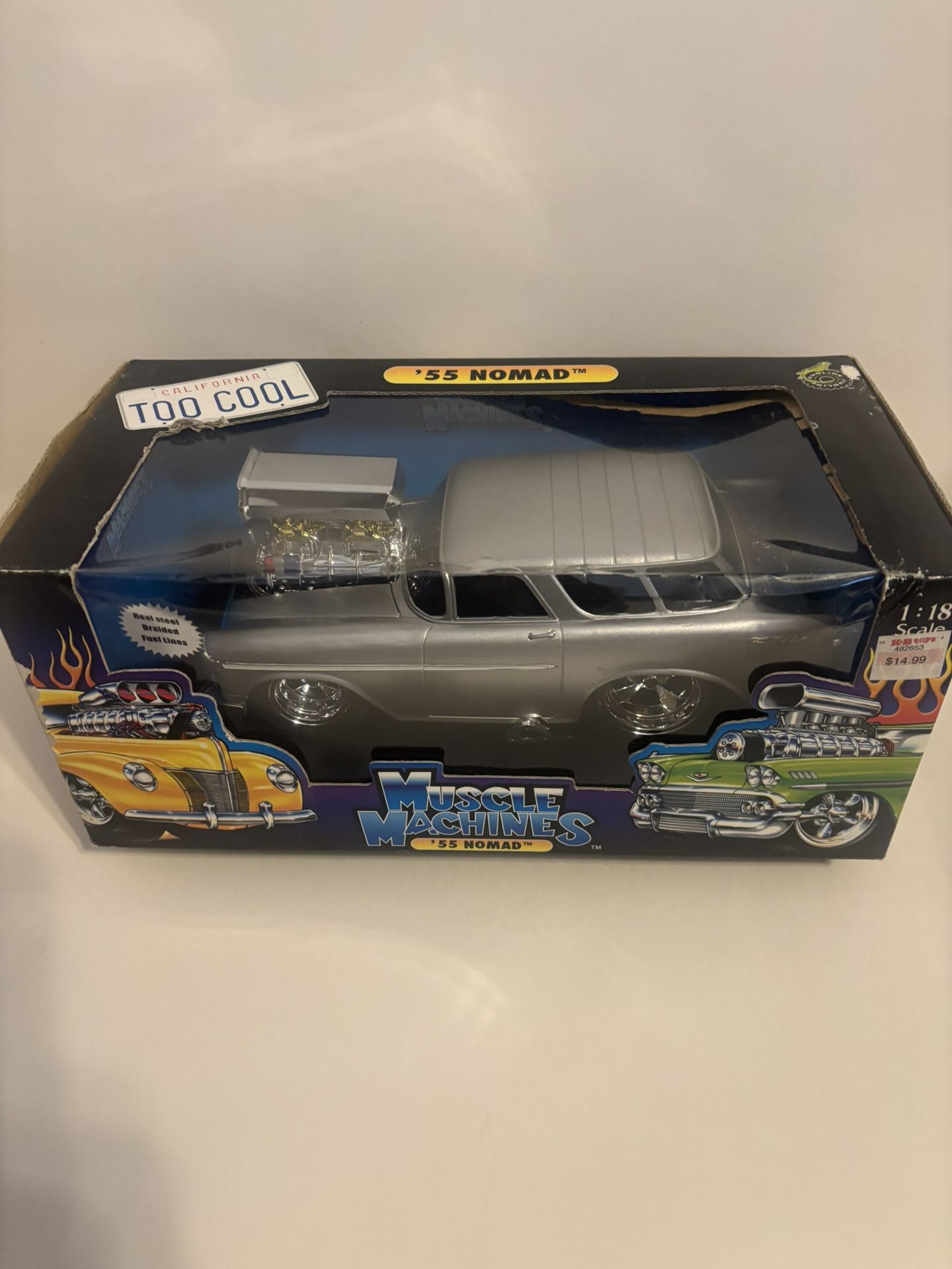 1955 Chevy Nomad Silver 1:18