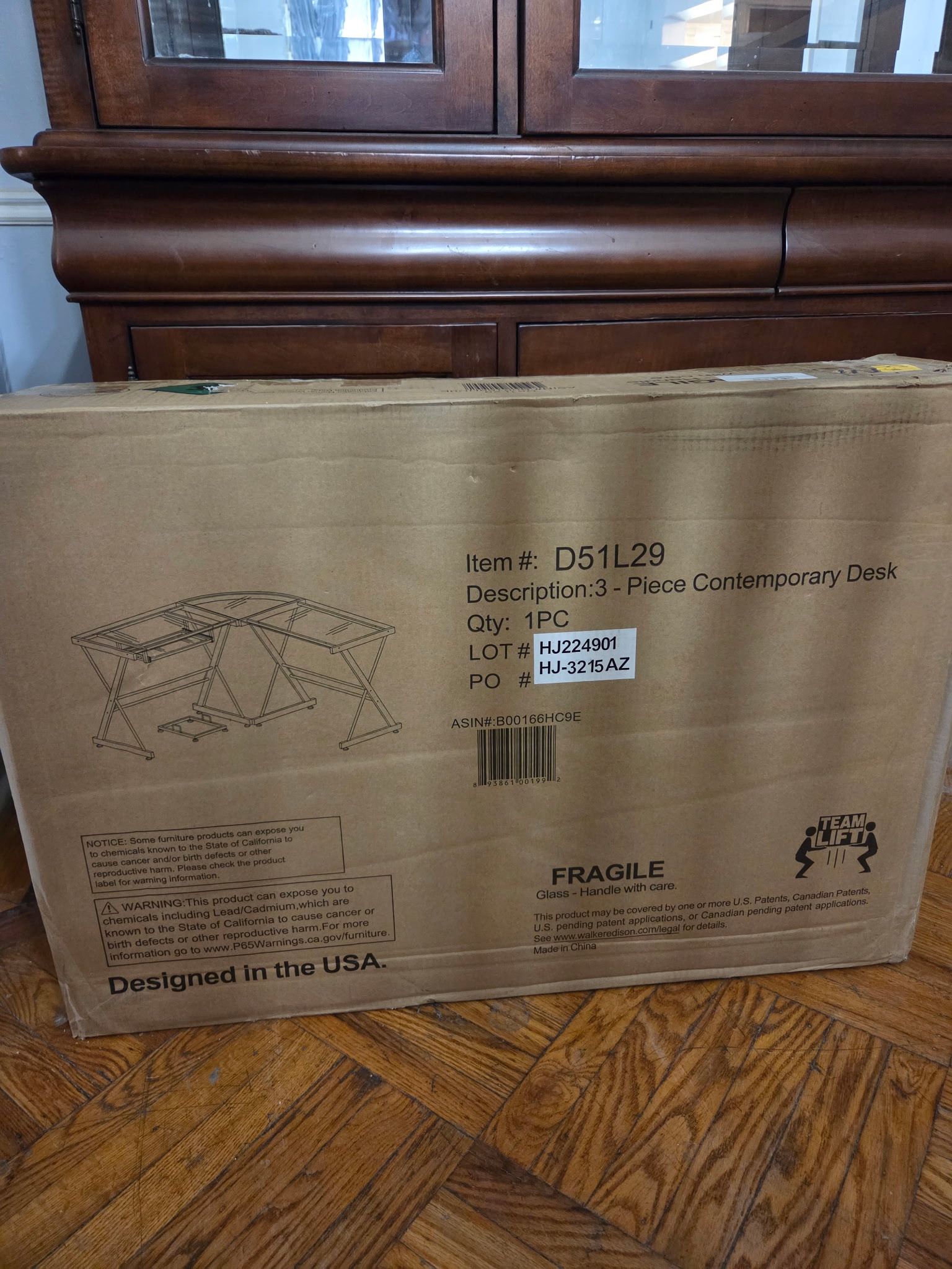 Glass Desk Unopened