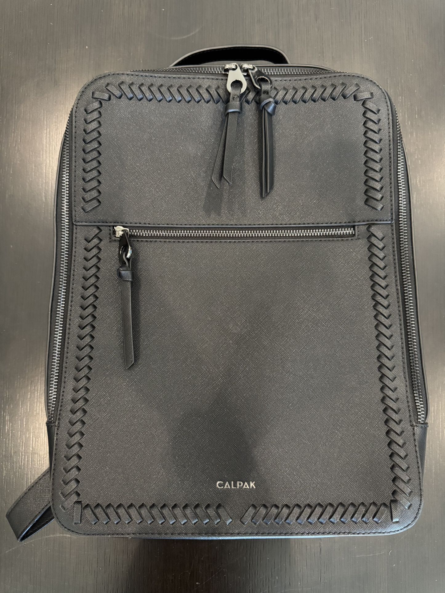 Calpak Kaya 15 inch Laptop Backpack in Gunmetal Black