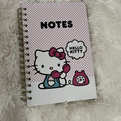Brand New Hello Kitty Note Book And Week Book 