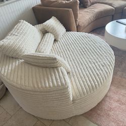 Round Comfortable Couch