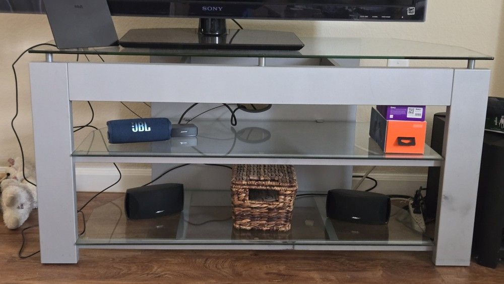 Glass TV Stand