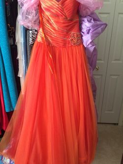 Prom dress size 6, worn once.