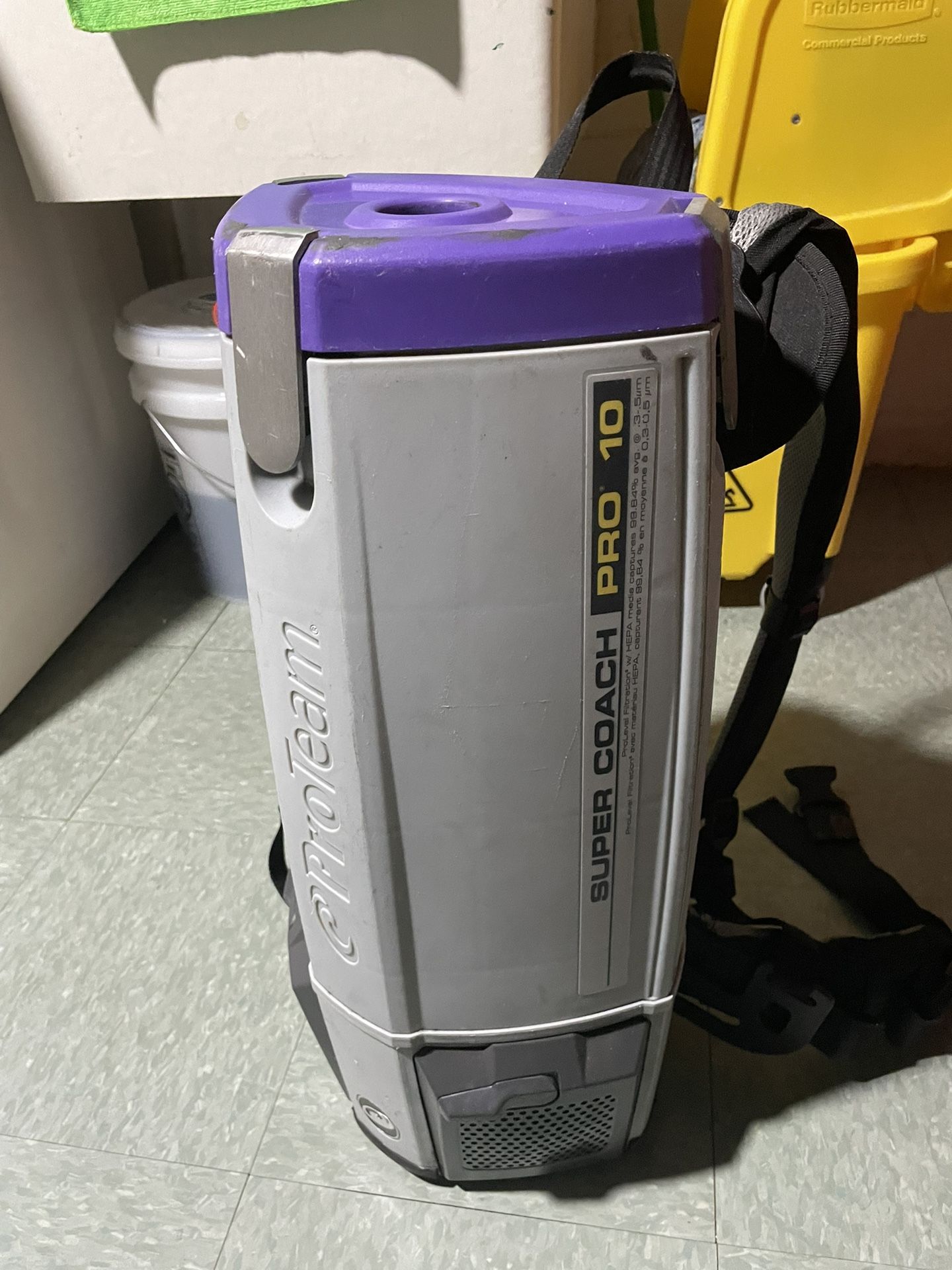 Used Proteam Super Coach Pro 10 Backpack Vacuum