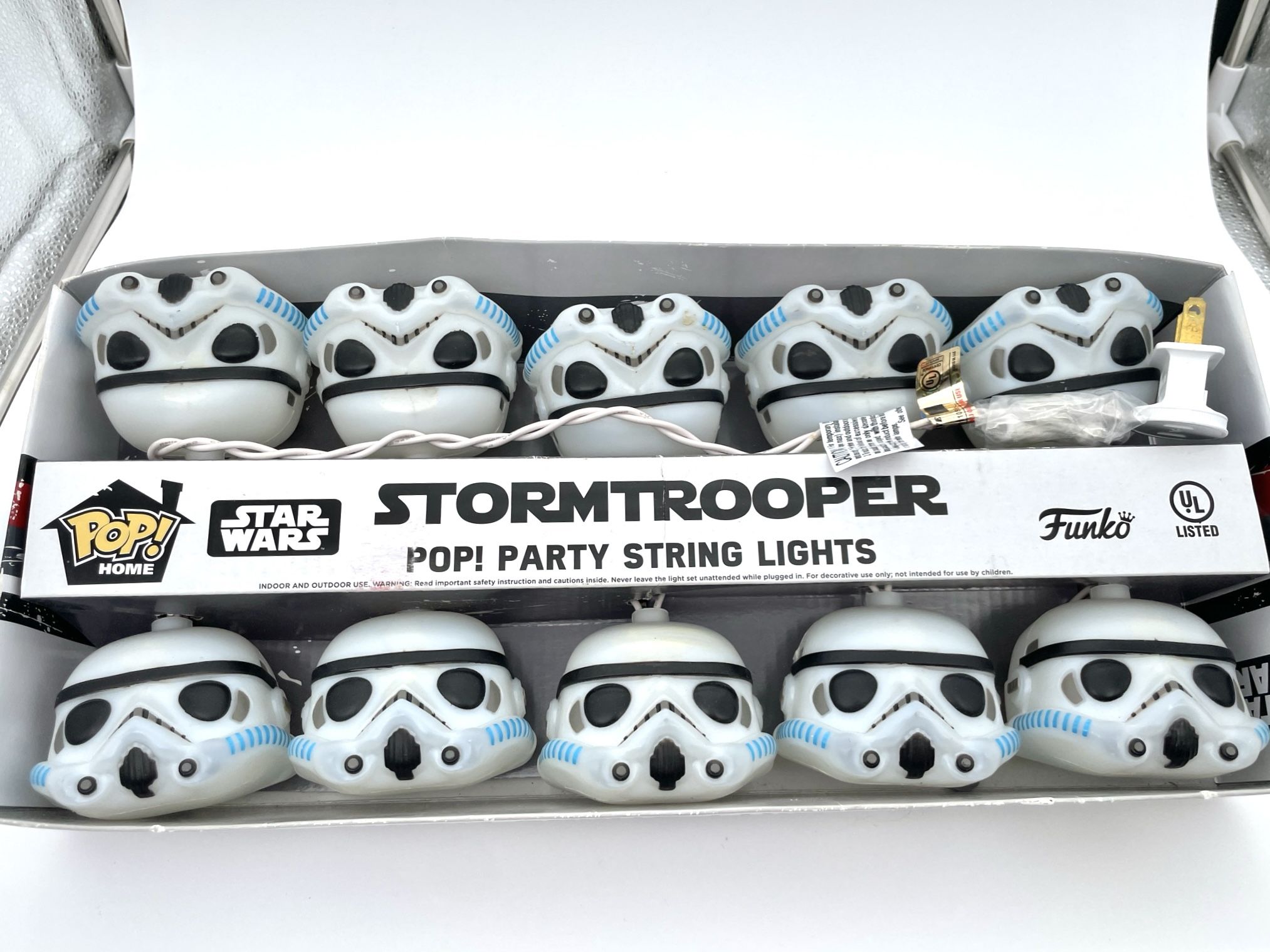 Star Wars Stormtrooper Funko Pop Party String Lights Indoor Outdoor