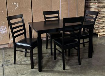 Dining Set 5pcs Color Espresso