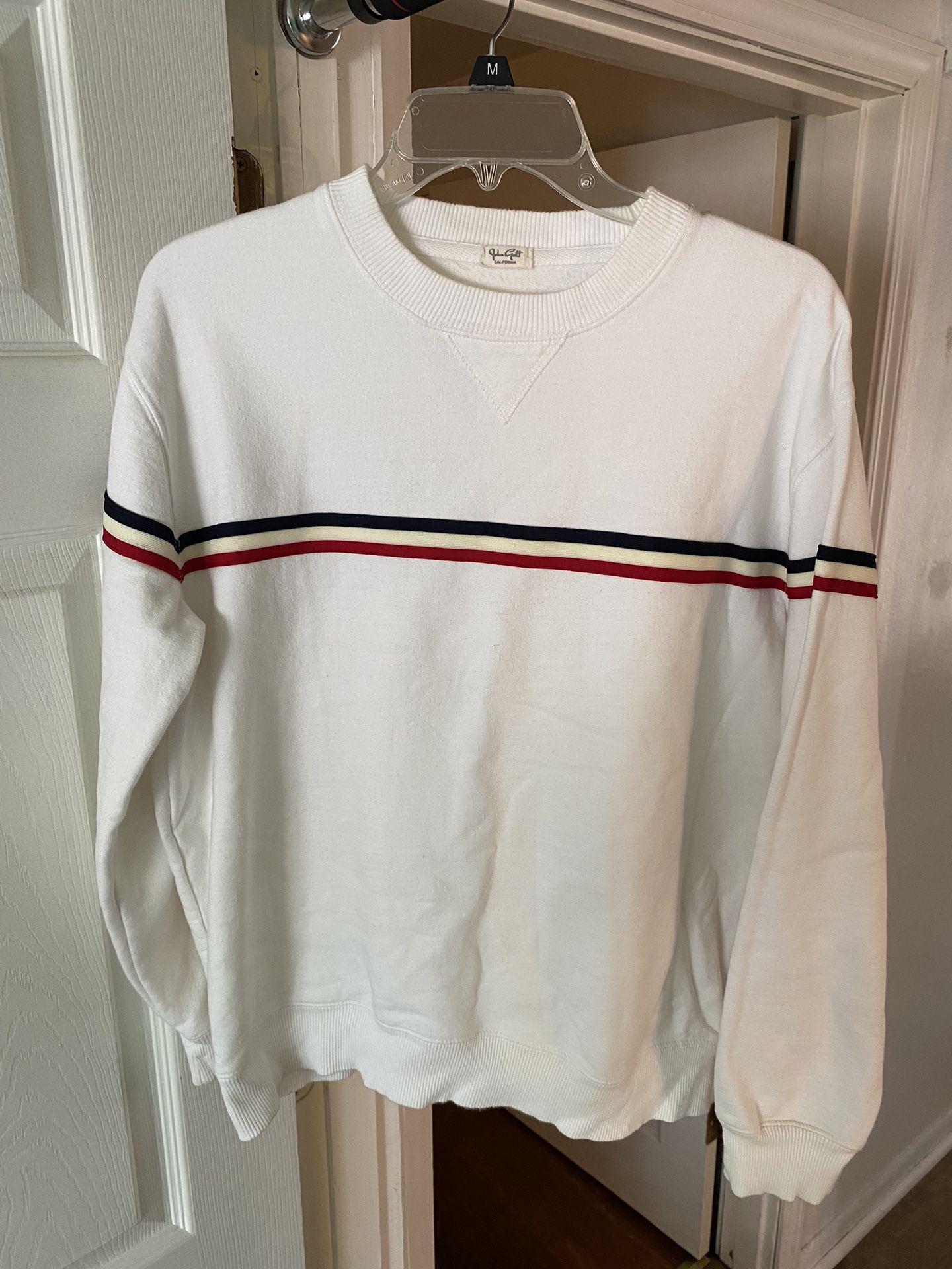 Retro White Cali Sweater 