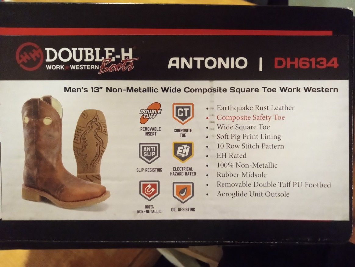 New Double H Work Boots