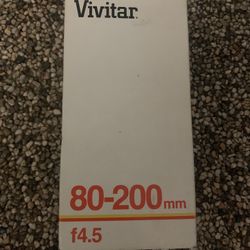 Vivitar 80-200mm f/4.5 Zoom Lens Owner Manual 6/78 Original