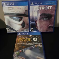 PS4 Games- $10 Each 