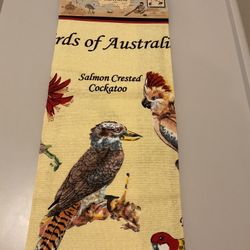 Birds of Australia Kitchen Towel or Decorative Fabric