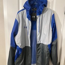 Under Armour Men's Midnight Navy UA Legacy Team Windbreaker  1359386 