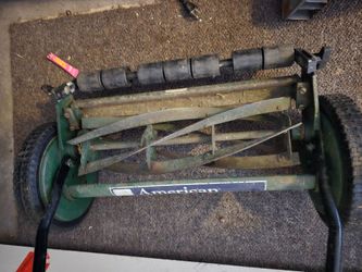 American manual reel mower