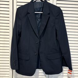 Size 14 Boys Navy Suit Jacket (Cat & Jack) New