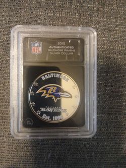 Authentic NFL Silver Dollar Coin