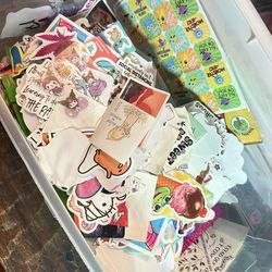 Box of stickers