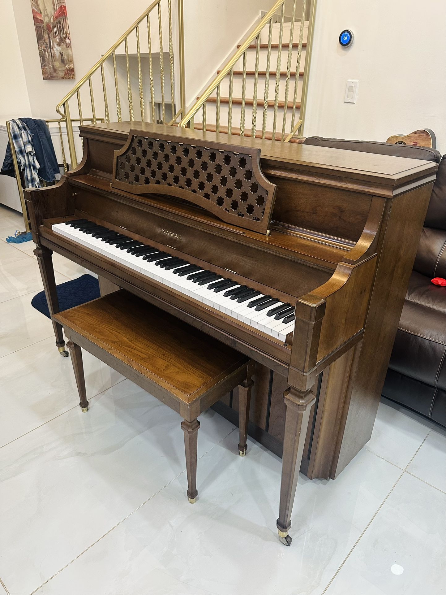 Kawai upright piano
