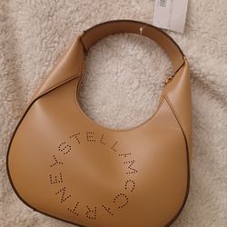 Stella McCartney Small Logo Alter Faux Leather Hobo Bag
 