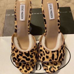 Steve Madden Erin leopard heel 8.5