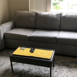 3 Seater Couch And Loveseat Grey Like Brand New 