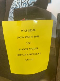 Sofa and love seat