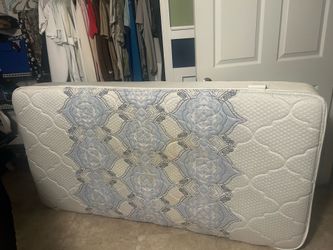 Twin mattress and frame