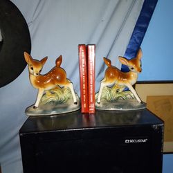 Antique Bambi Bookends