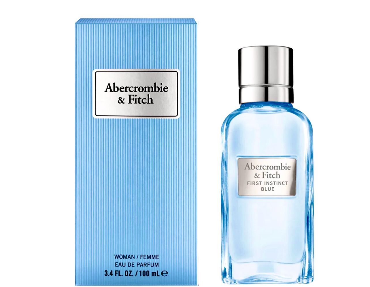 First Instinct Blue by Abercrombie and Fitch Eau de Parfum Spray Women 3.4 FL oz