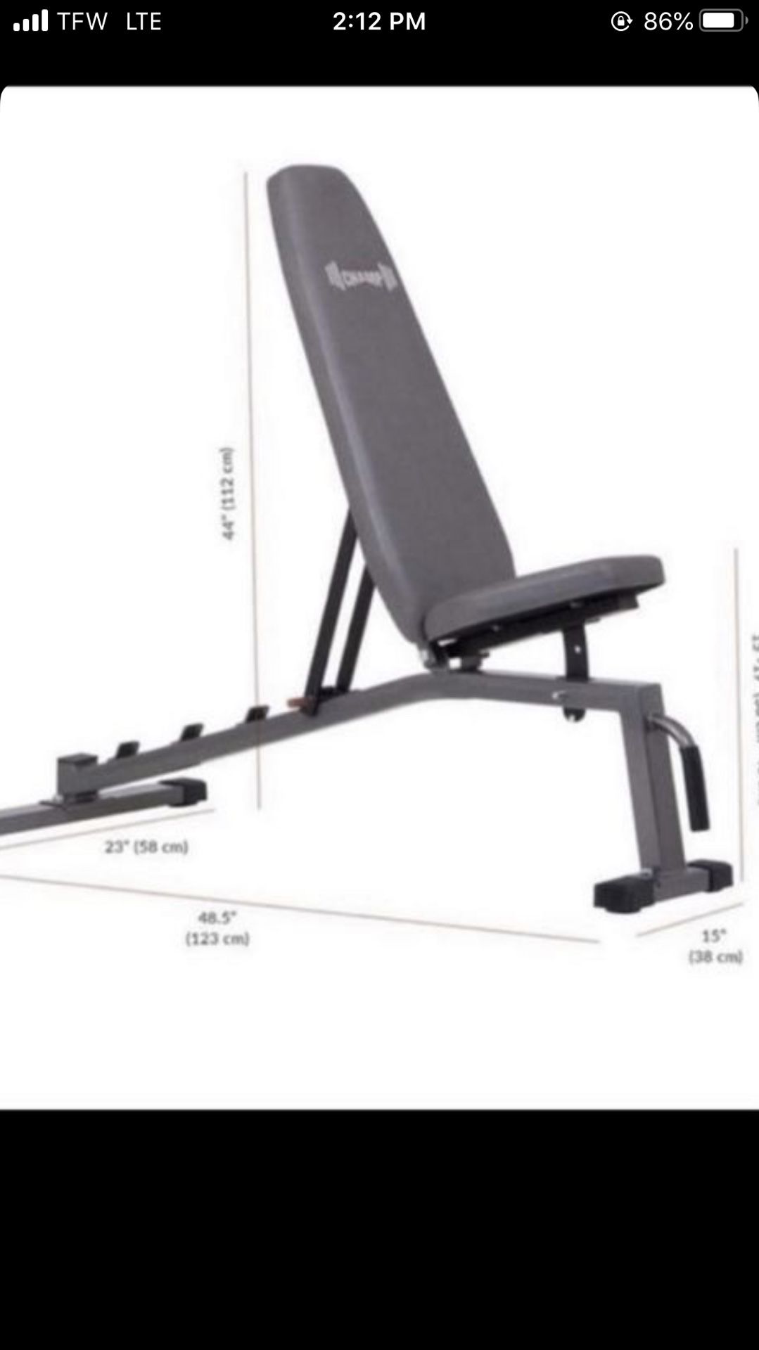 New Body Champ Olympic Workout Bench