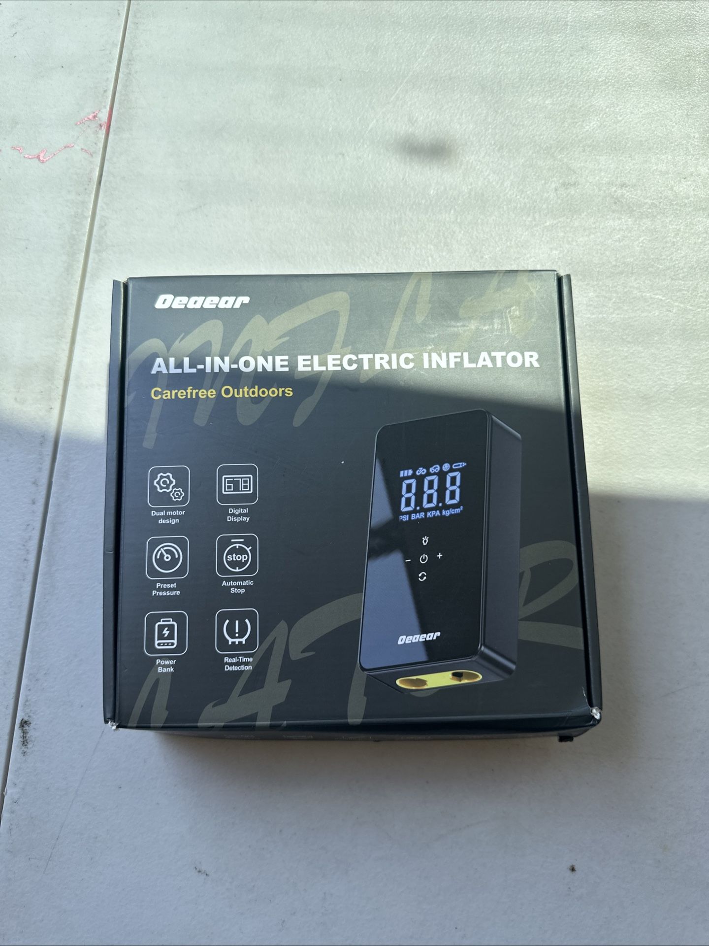 Dual Motor Air Compressor - 3X Faster Inflation, 150PSI, 6000mAh, DC 12V