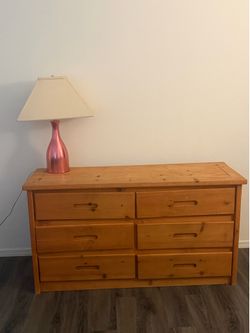 Dresser and Lamp