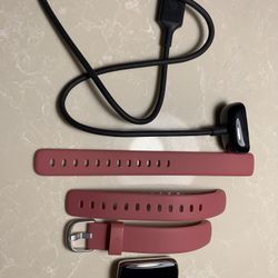 Fitbit Luxe Charger Band Accessories Band pink