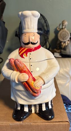 vintage Casa Vero ceramic chef cookie jar